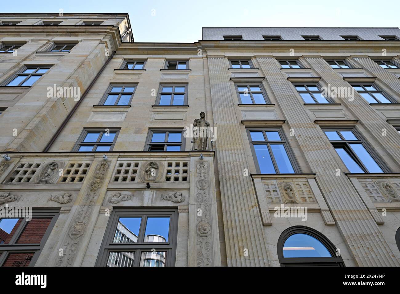 Hamburg, Deutschland - 14. Juli 2023: Stadthausgebäude (ehemalige Gestapo-Zentrale) in Hamburg Stockfoto