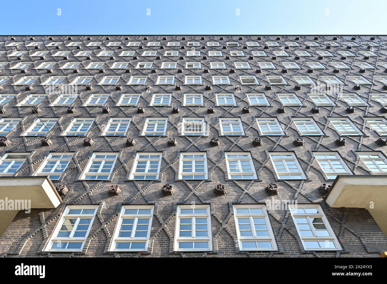 Chilehaus Backsteinhaus in Hamburg, Deutschland. Stockfoto