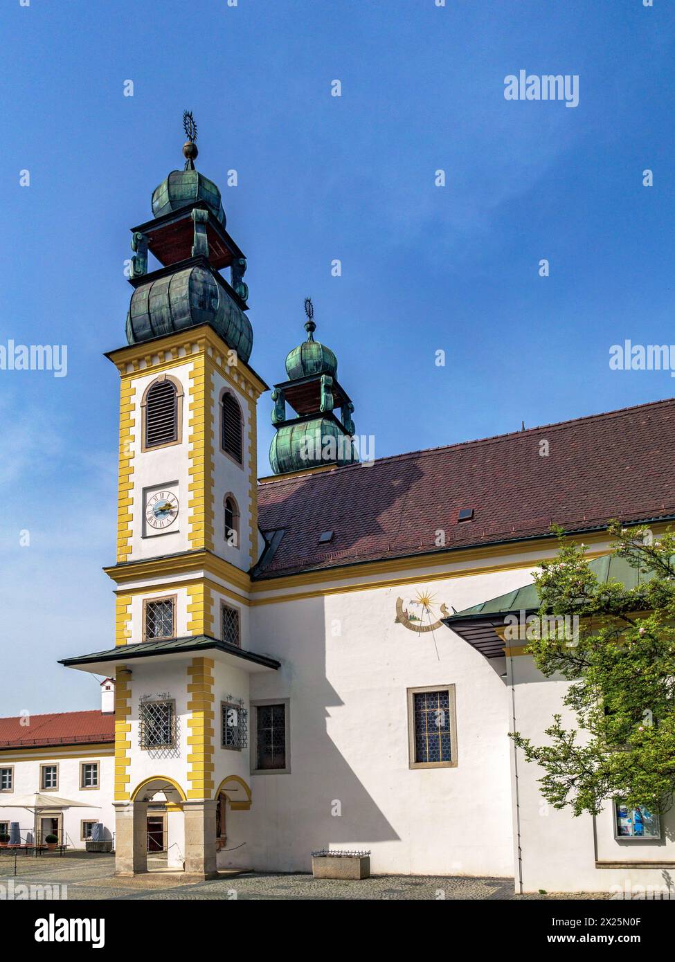 Mariahilf Wallfahrtskirche, Paulinenkloster, Stadt der drei Flüsse Passau, Niederbayern, Bayern, Deutschland Stockfoto