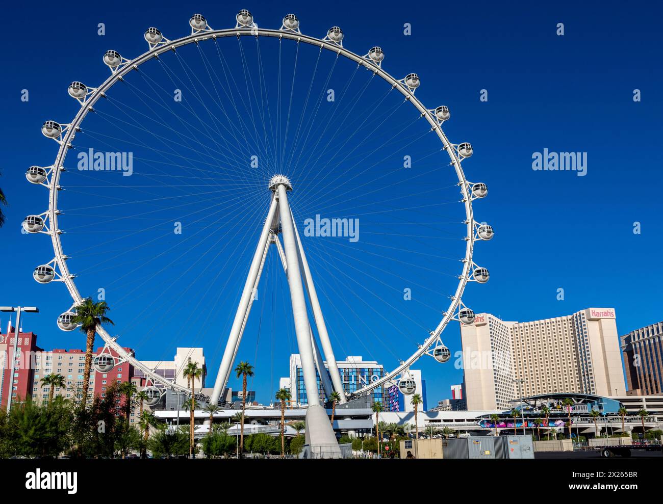 Las Vegas, Nevada.  High Roller, höchste Riesenrad der Welt, ab 2015. Stockfoto