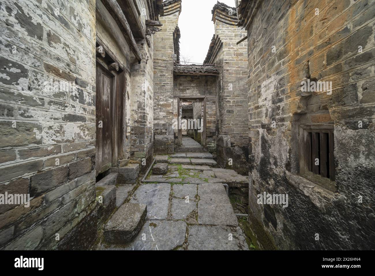 Huchangshan Ancient Village Stockfoto