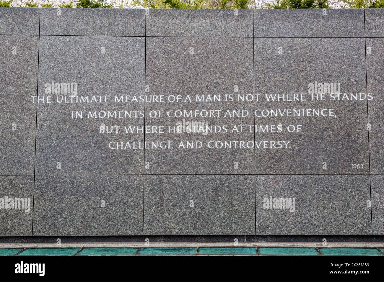 Washington, D.C.  Martin Luther King Jr. Memorial Angebot. Stockfoto