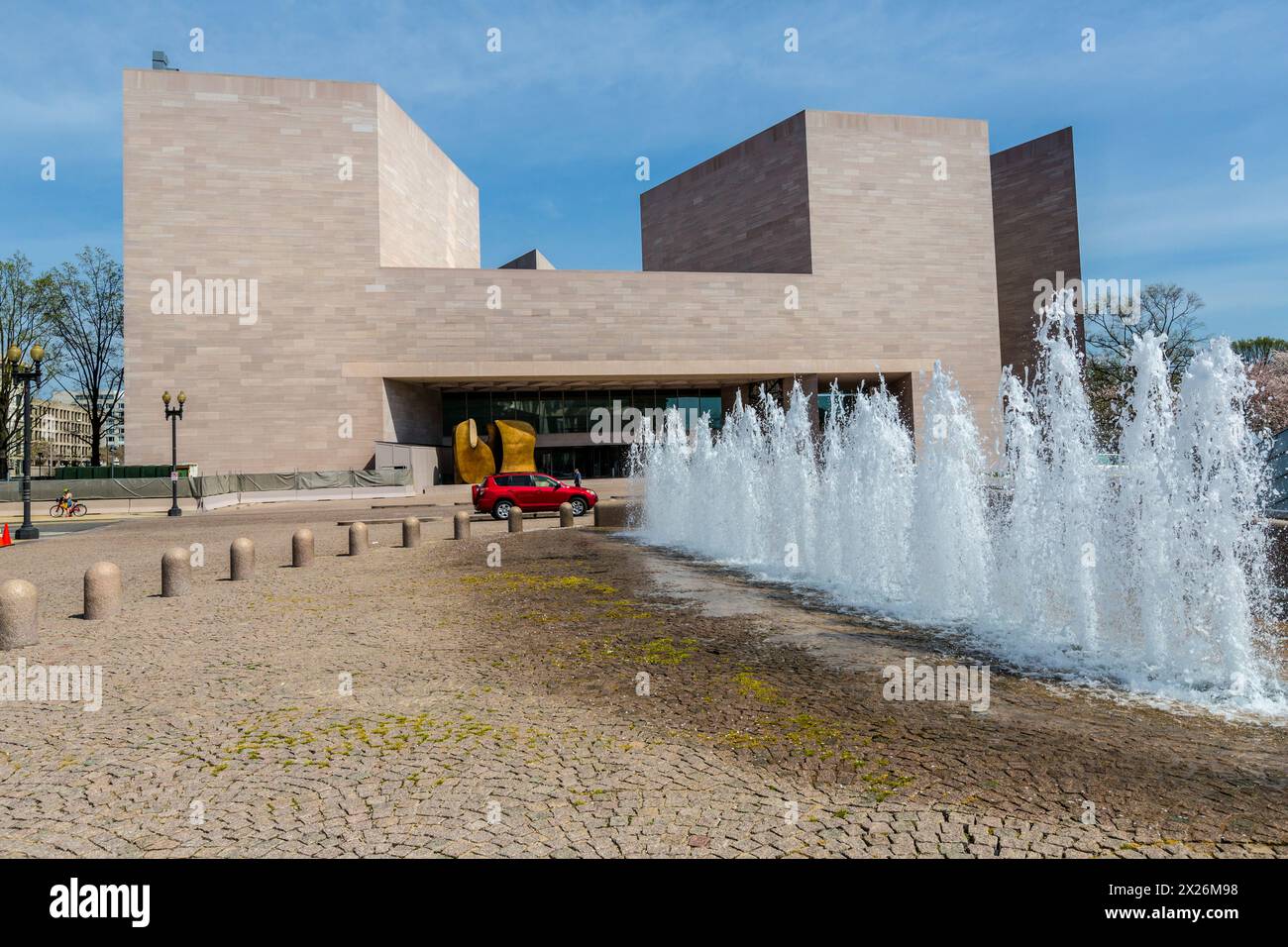 Eingang in Washington, D.C., Ostflügel, National Gallery of Art Stockfoto