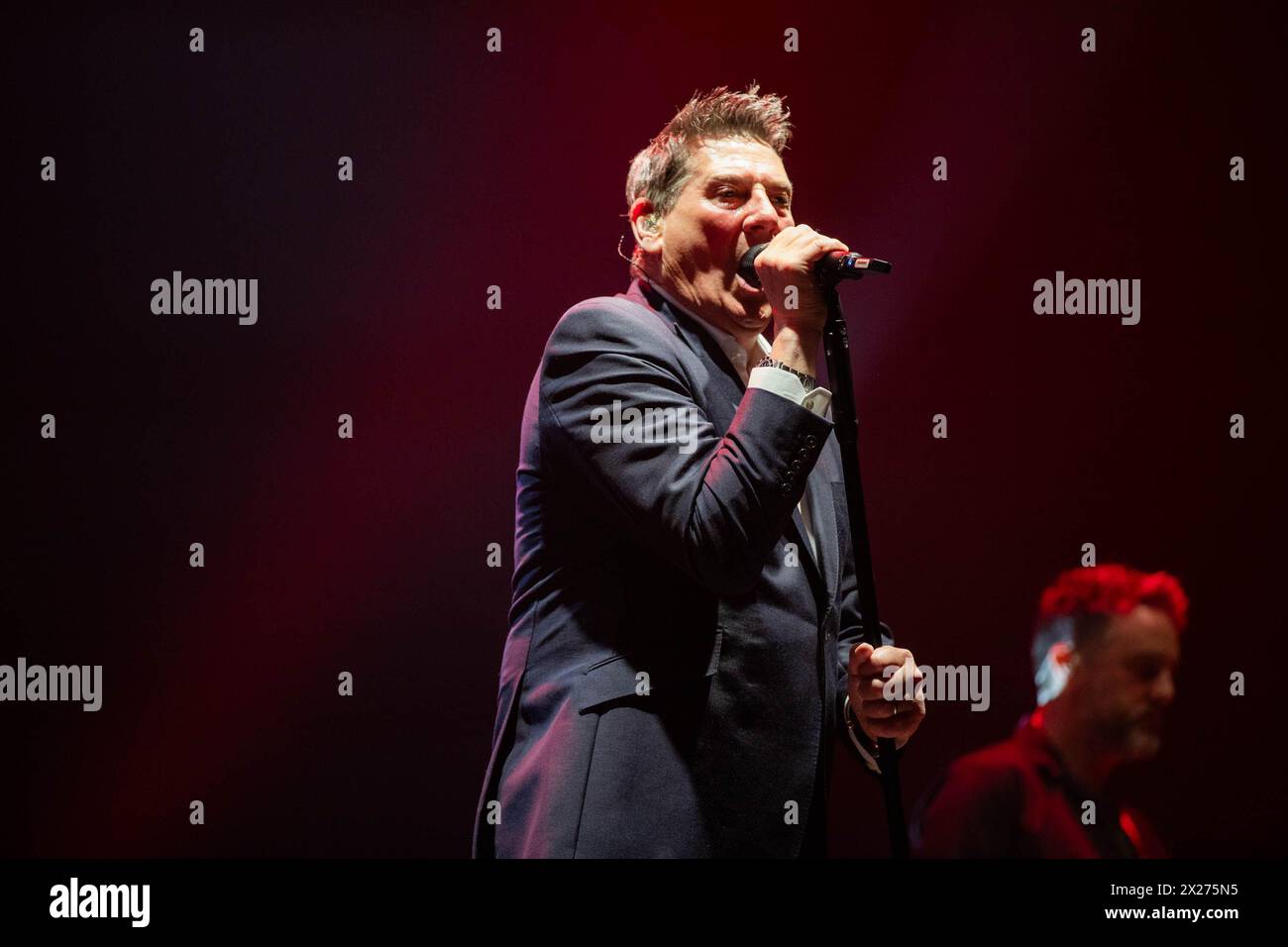 Carpi, Italien. April 2024. (19.04.2024) Tony Hadley lebt in Carpi. (Foto: Carlo Vergani/Pacific Press/SIPA USA) Credit: SIPA USA/Alamy Live News Stockfoto