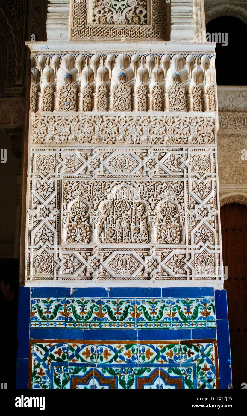 Alhambra Palast und Festungskomplex in Granada, Andalusien, Spanien Stockfoto