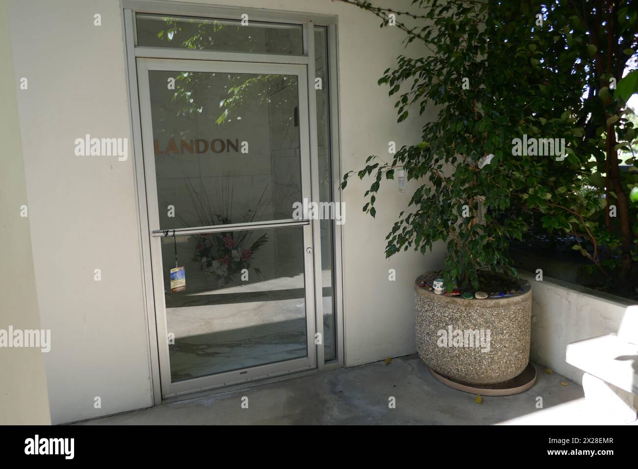 Culver City, Kalifornien, USA 18. April 2024 Schauspieler Michael Landon Grave im privaten Raum im Hillside Memorial Park am 18. April 2024 in Culver City, Los Angeles, Kalifornien, USA. Foto: Barry King/Alamy Stock Photo Stockfoto