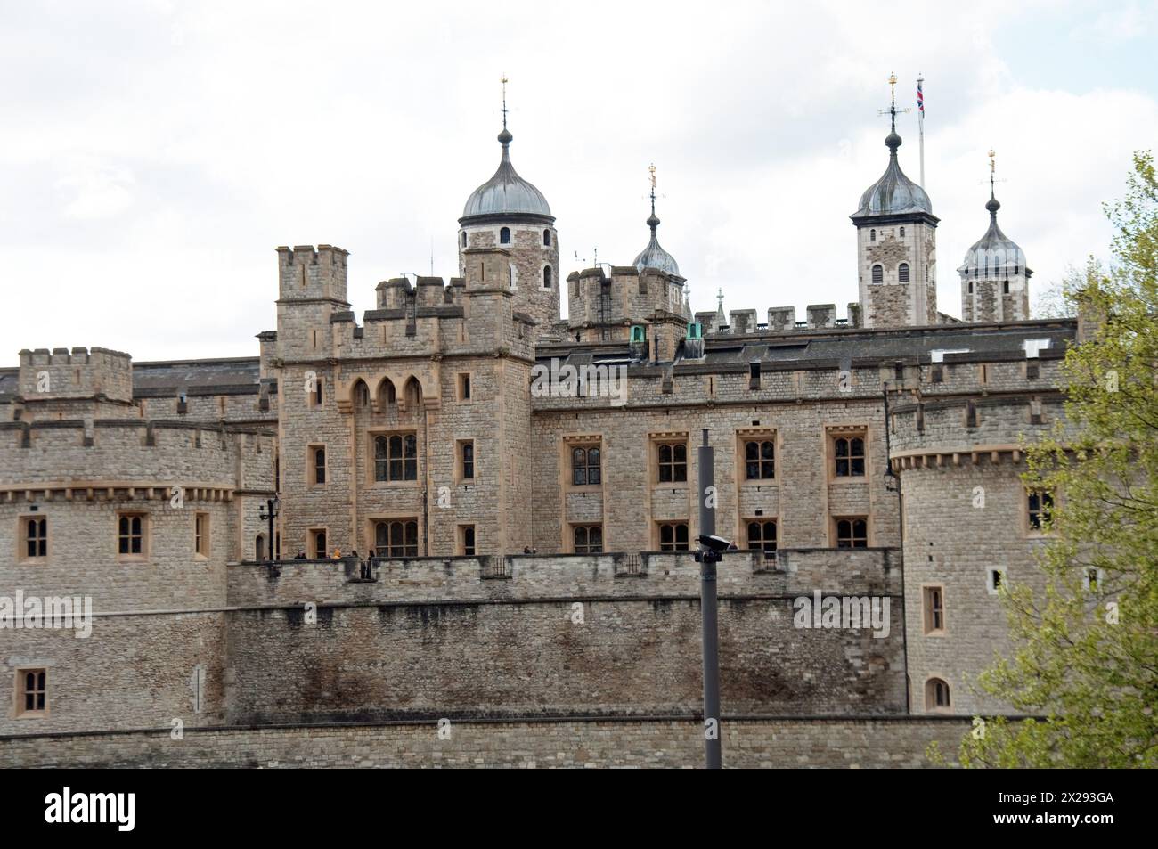Tower of London, Tower Hill, Tower Hamlets, London, Großbritannien. Der Tower of London, offiziell der königliche Palast seiner Majestät und die Festung des Tower of L Stockfoto