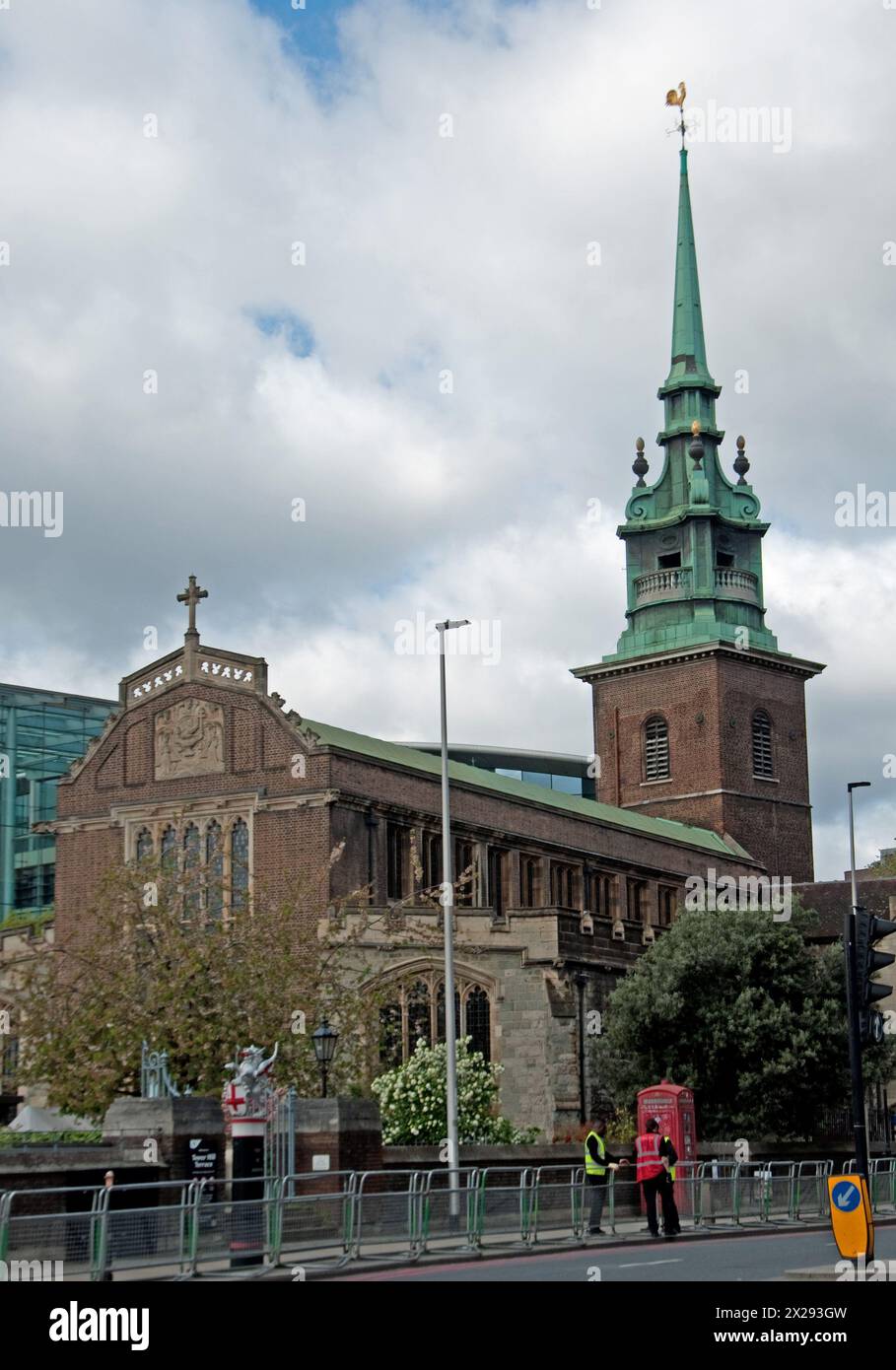 All Hollows by the Tower, All Hallows by the Tower, City of London, East London, England, Vereinigtes Königreich Stockfoto