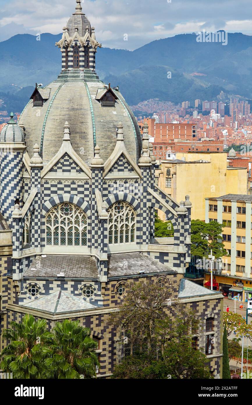 Palacio De La Cultura Rafael Uribe, Plaza Fernando Botero, Medellin, Antioquia, Kolumbien, Südamerika Stockfoto