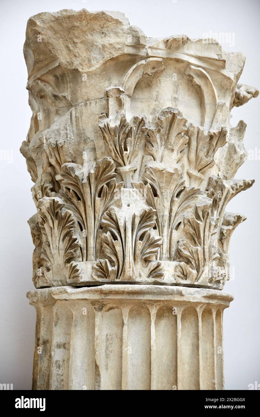 Rekonstruktion der das Markttor von Milet, Pergamon Museum, Berlin, Deutschland. Stockfoto