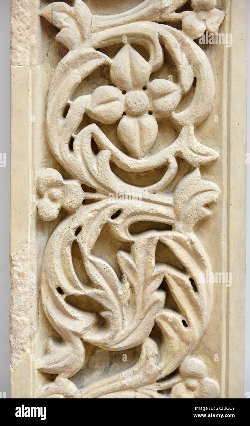 Rekonstruktion der das Markttor von Milet, Pergamon Museum, Berlin, Deutschland. Stockfoto