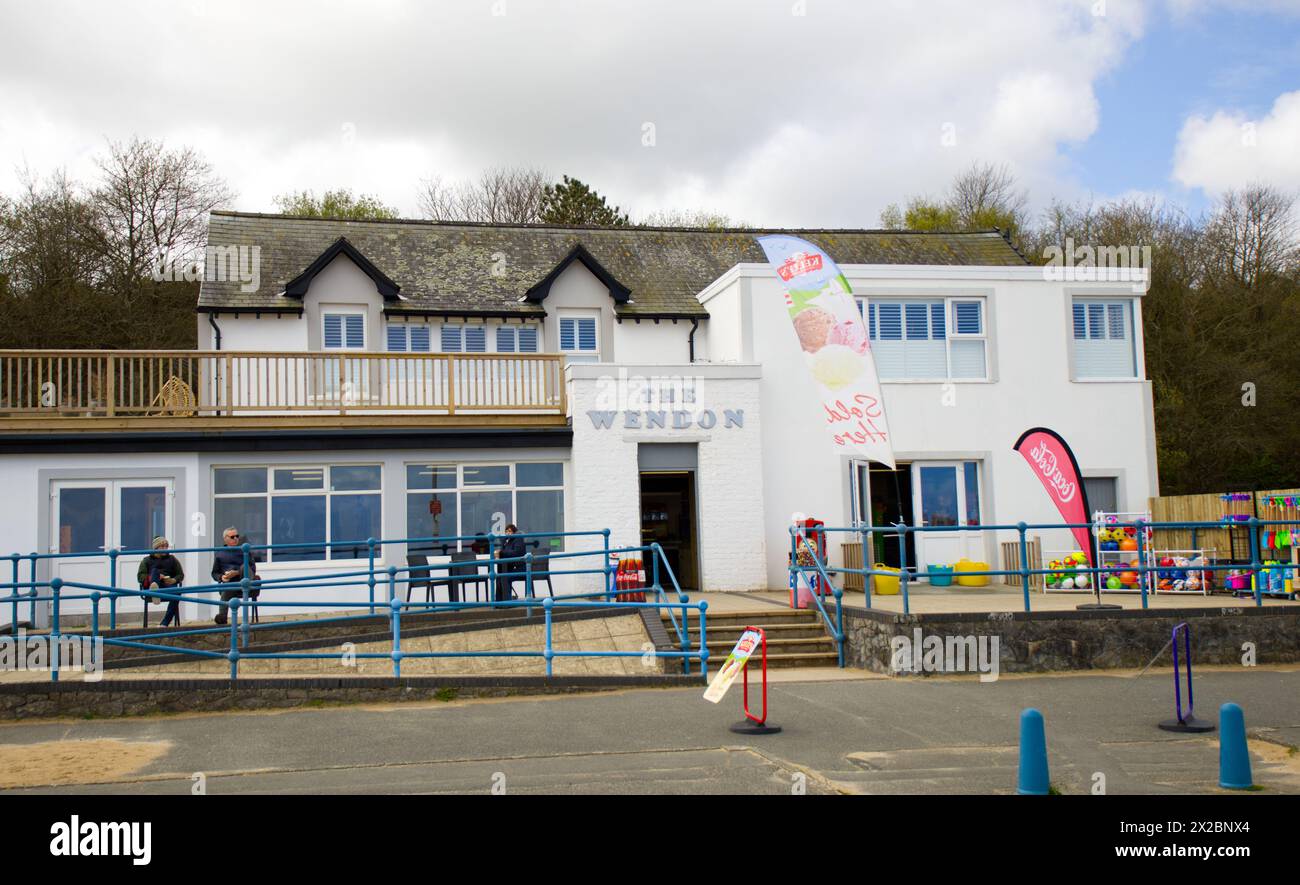 Benllech Beach in Anglesey North Wales Stockfoto