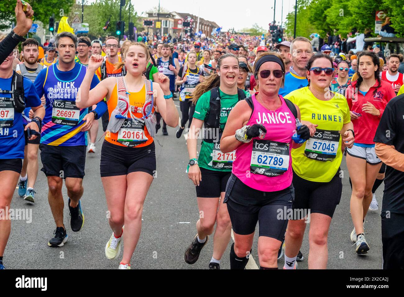 London Marathon 2024 Stockfoto