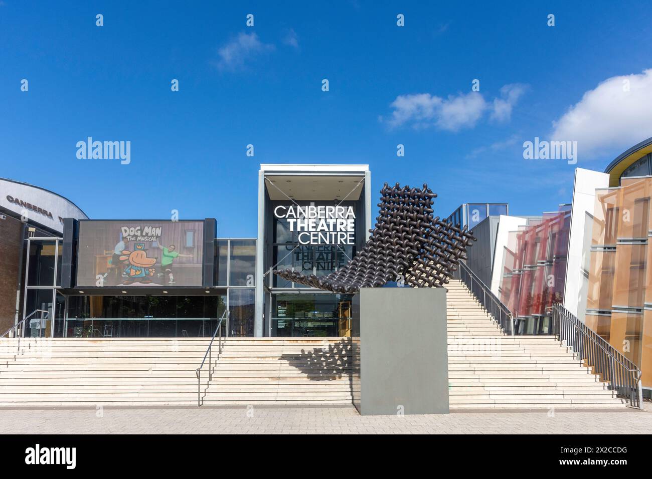 Canberra Theatre Centre, Civic Square, Central Canberra, Canberra, Australian Capital Territory, Australien Stockfoto