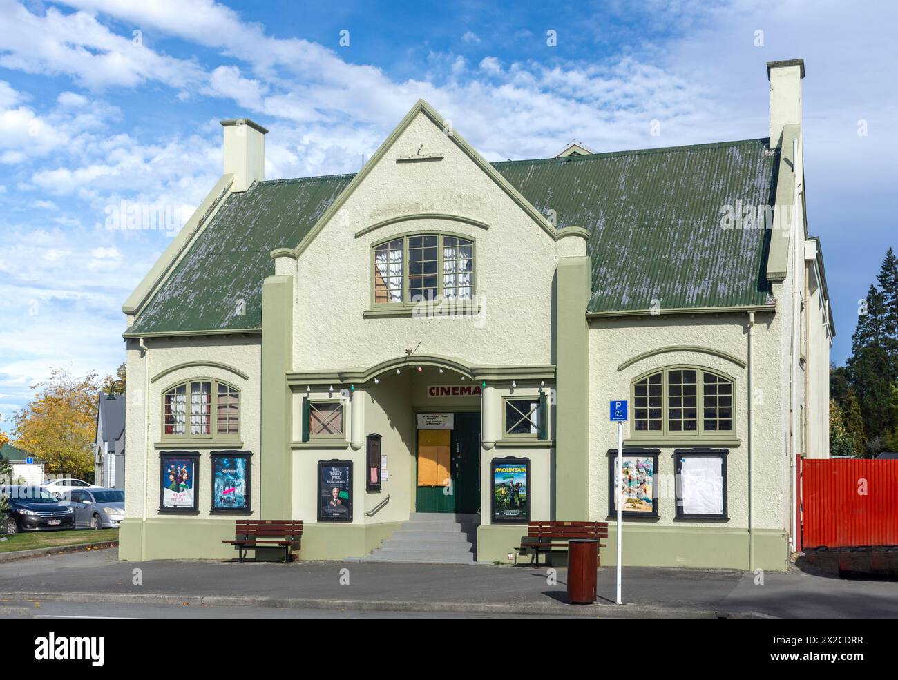 Geraldine Kino, Talbot Street, Geraldine, South Canterbury, Canterbury, Südinsel, Neuseeland Stockfoto