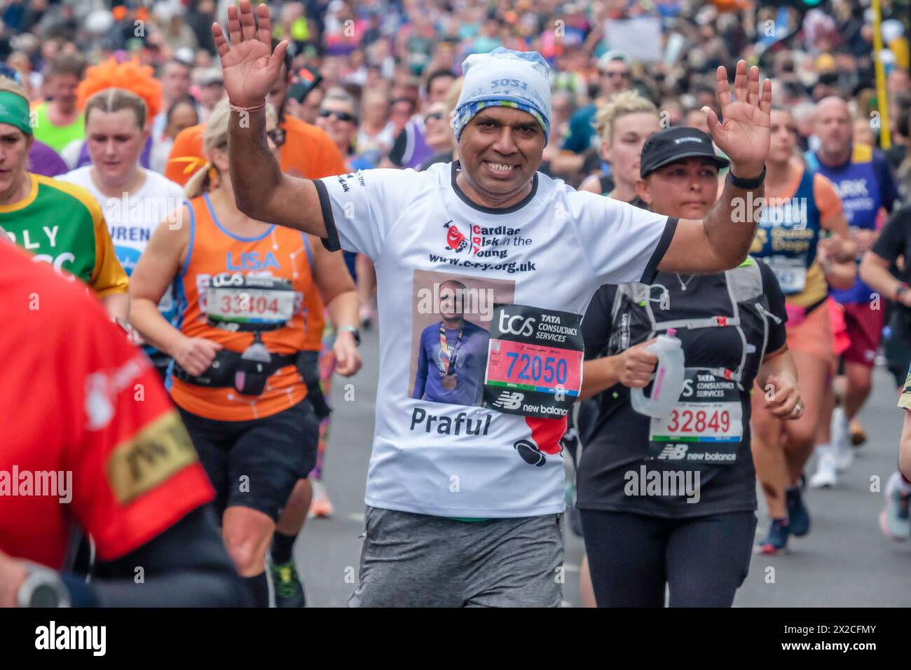 London Marathon 2024 Stockfoto