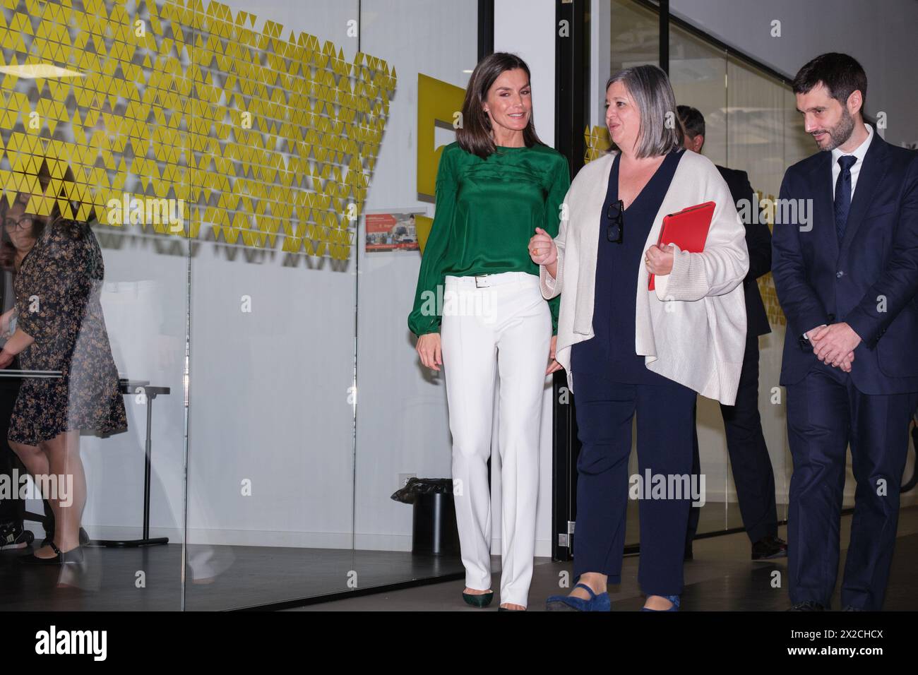 Königin Letizia von Spanien nimmt an den DISCAPNET Awards for Accessible Technologies in Madrid Teil mit: Königin Letizia von Spanien Wo: Madrid, Spanien Wann: 21. März 2024 Credit: Oscar Gonzalez/WENN Stockfoto
