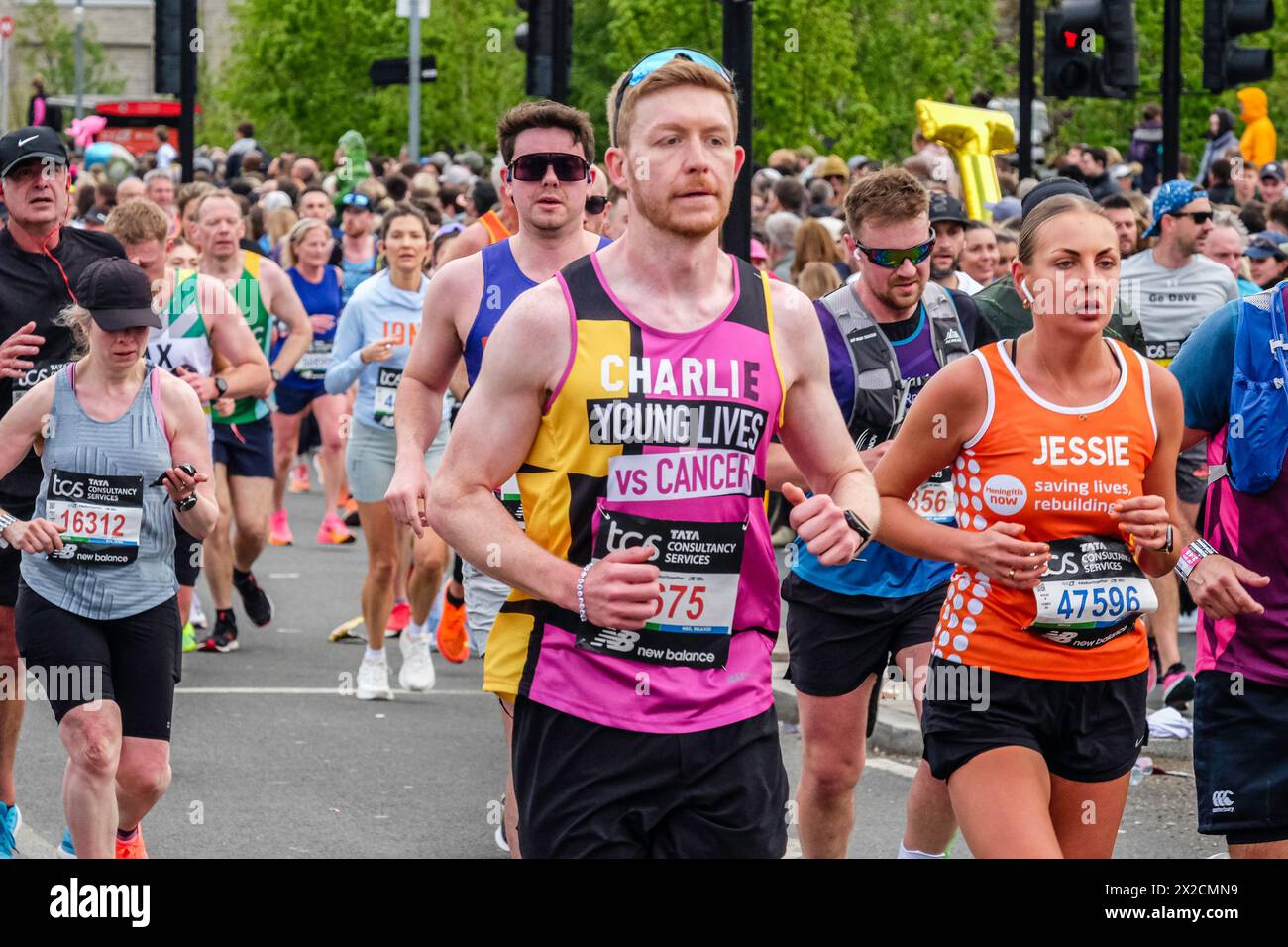 London Marathon 2024 Stockfoto