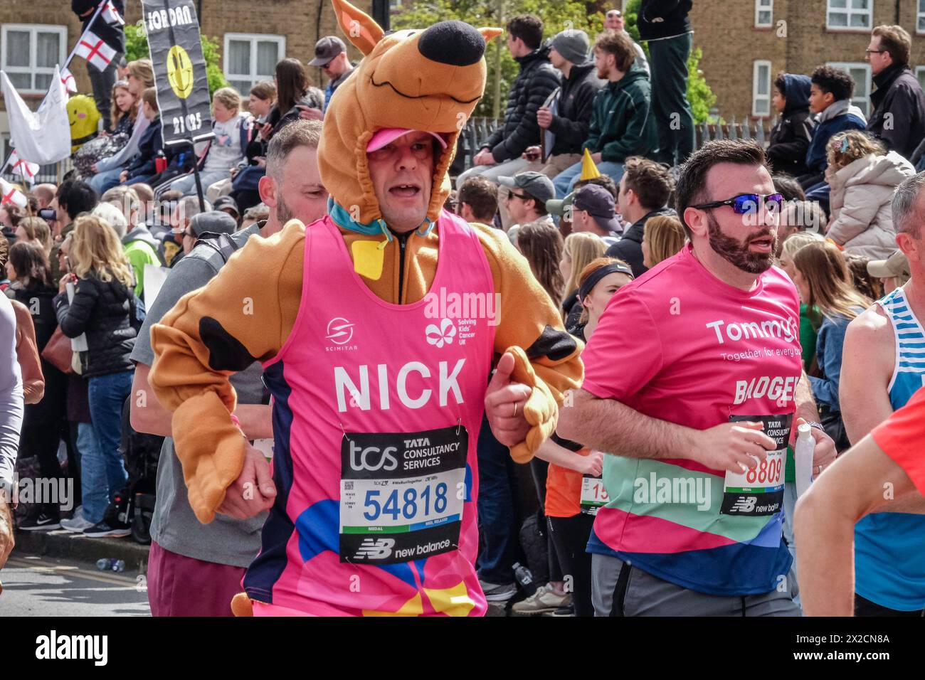 London Marathon 2024 Stockfoto