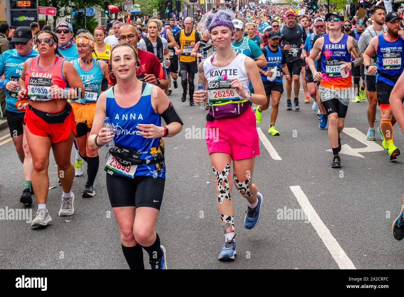 London Marathon 2024 Stockfoto