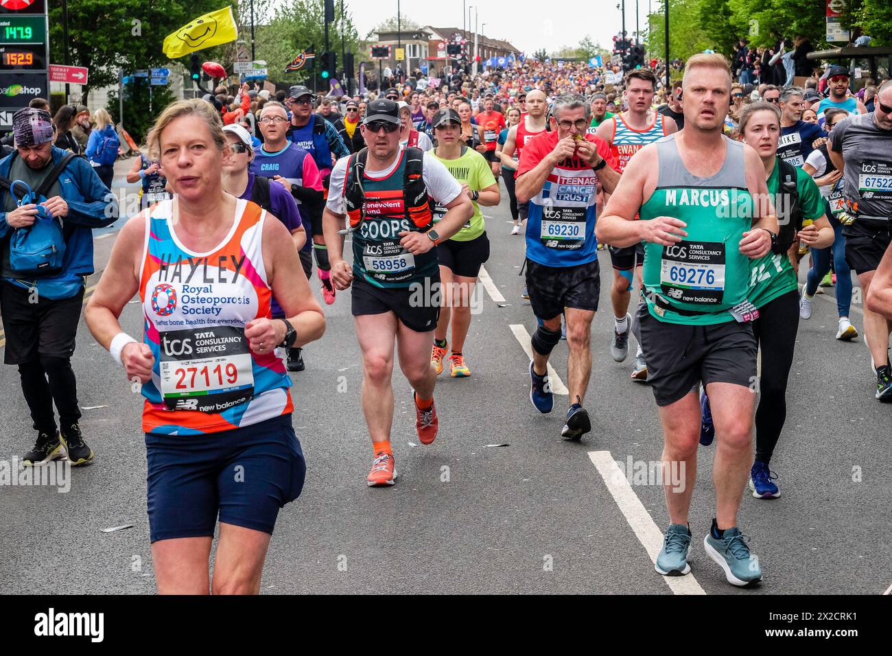 London Marathon 2024 Stockfoto