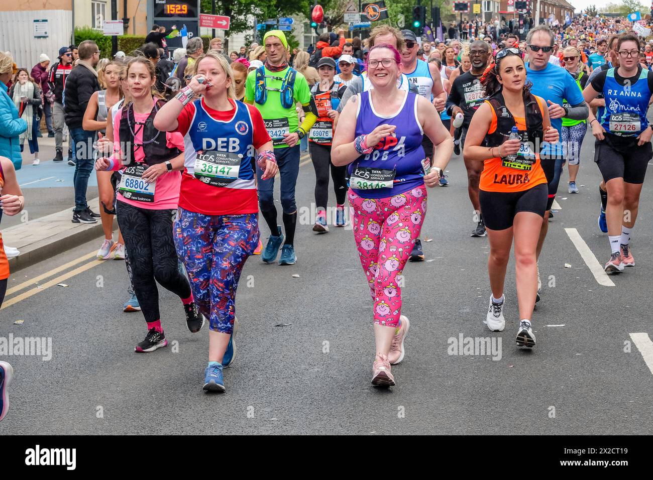 London Marathon 2024 Stockfoto