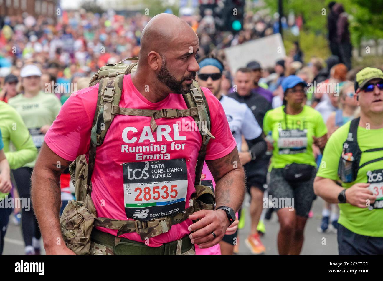 London Marathon 2024 Stockfoto