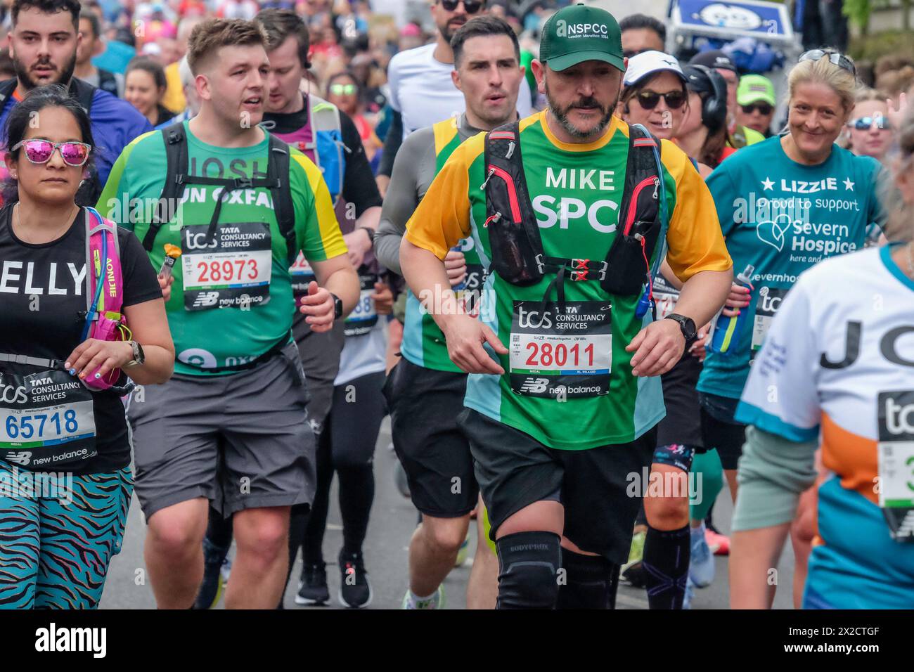 London Marathon 2024 Stockfoto