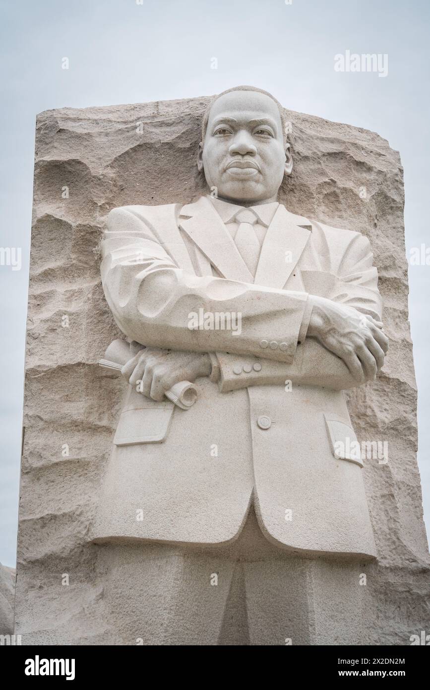 Der Stein der Hoffnung, Martin Luther King, Jr. Memorial, Memorial Park in Washington, D.C., USA, Bürgerrechte, USA Stockfoto
