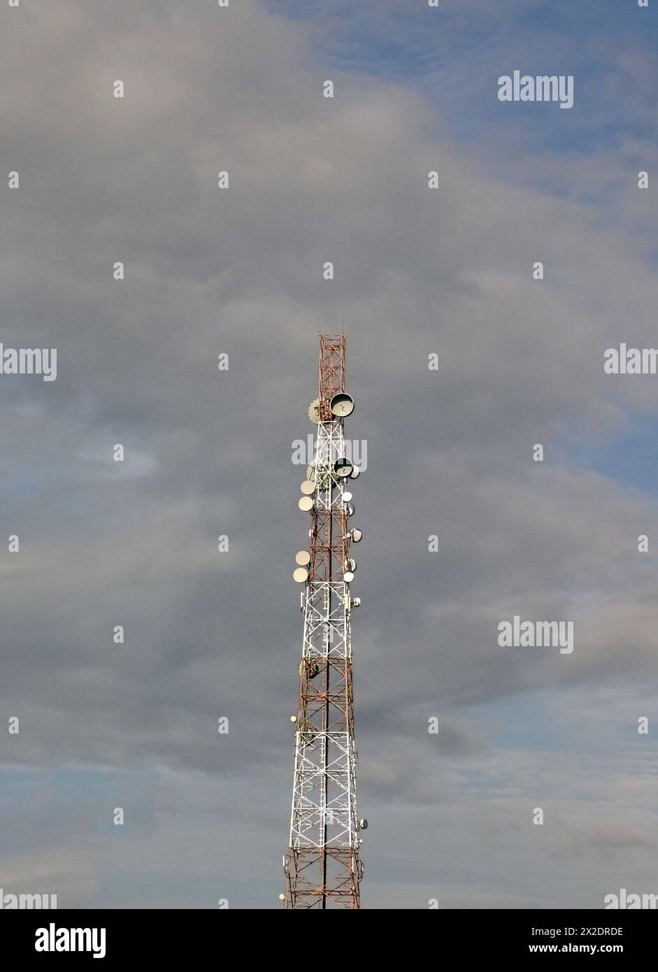 BTS-Mobilfunknetz für Telekommunikation Stockfoto