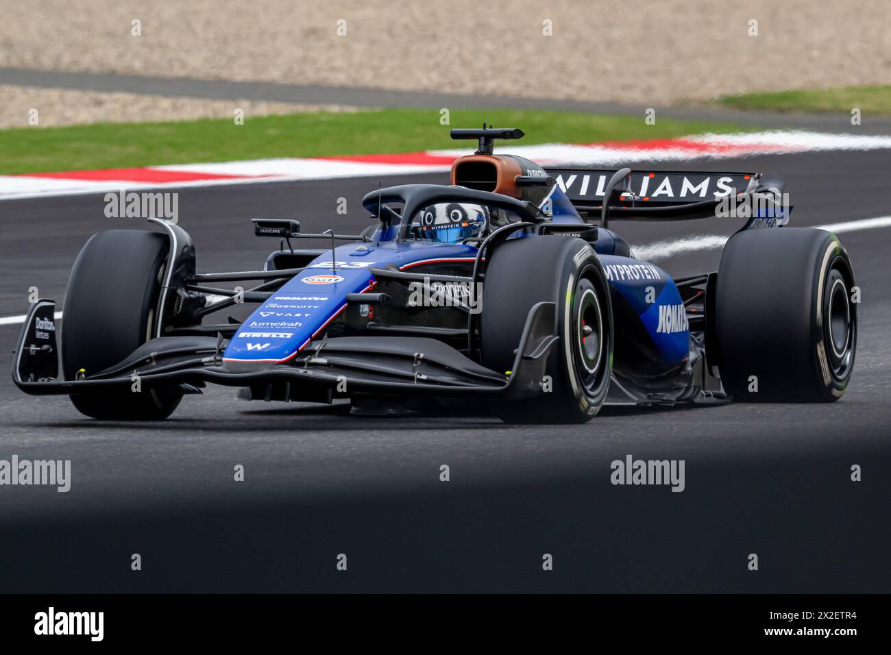 SHANGHAI, CHINA - 21. APRIL: Alex Albon, Williams Racing FW45 während des F1 Grand Prix von China auf dem Shanghai International Circuit am 21. April 2024 in Shanghai, China. (Foto: Michael Potts/BSR Agency) Stockfoto