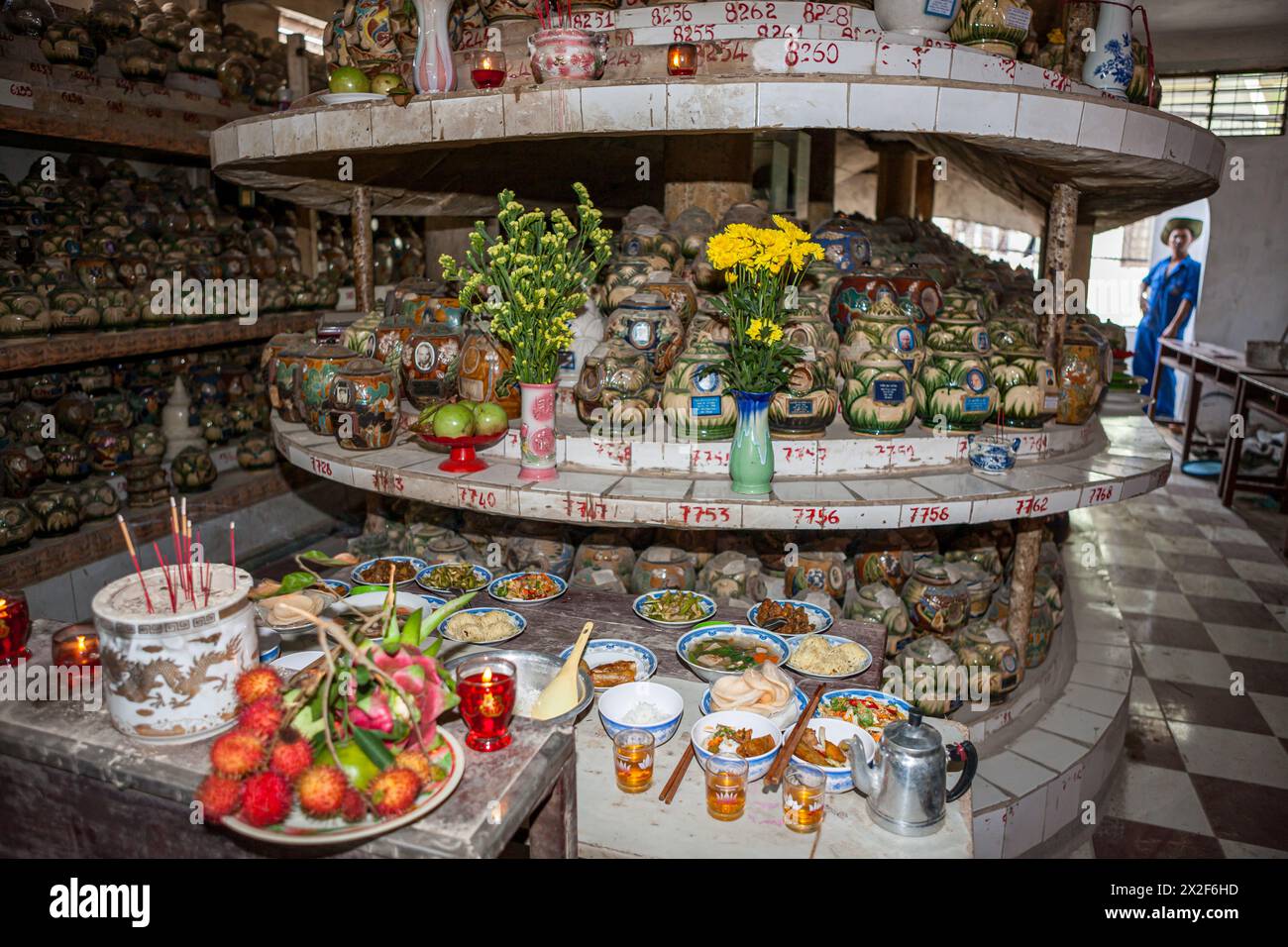 Vietnam, Ho-Chi-Minh-Stadt, Saigon, Graburnen Stockfoto