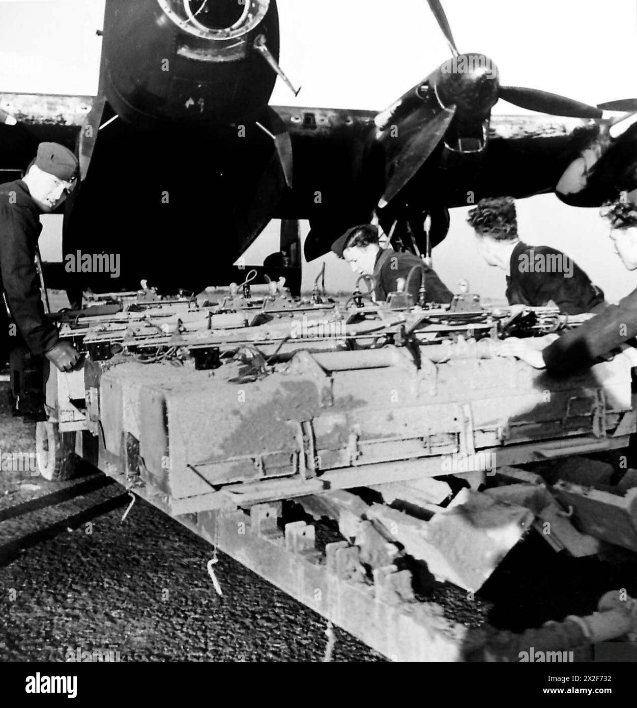 Die Royal Air Force war von 1940 bis 1945 in Großbritannien tätig und verteidigte sich gegen Luftbedrohungen während des Zweiten Weltkriegs Stockfoto