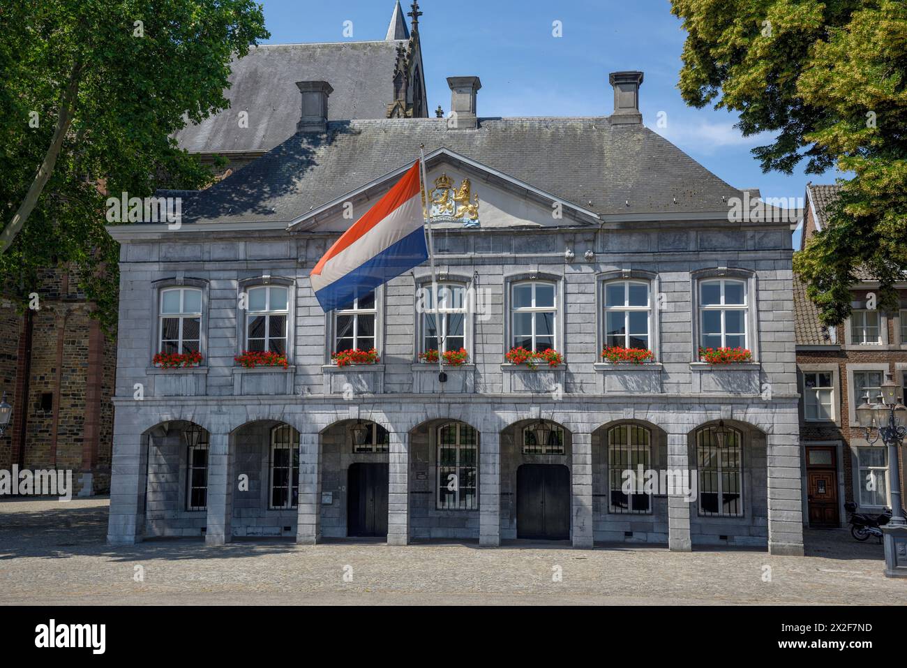 Geografie / Reise, Niederlande, Holland, Hoofdwacht am Vrijthof Square, Maastrichtian, ADDITIONAL-RIGHTS-CLEARANCE-INFO-NOT-AVAILABLE Stockfoto