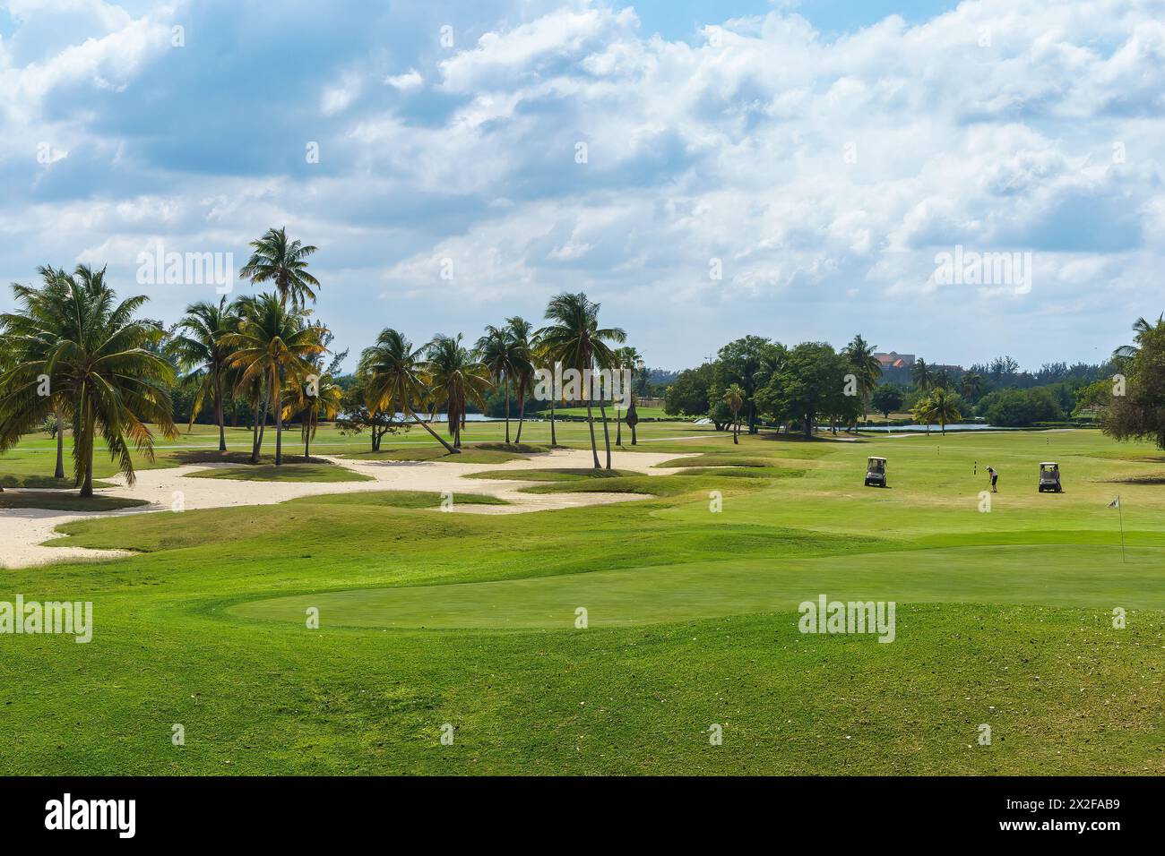 Golfplatz in Varadero, Kuba Stockfoto