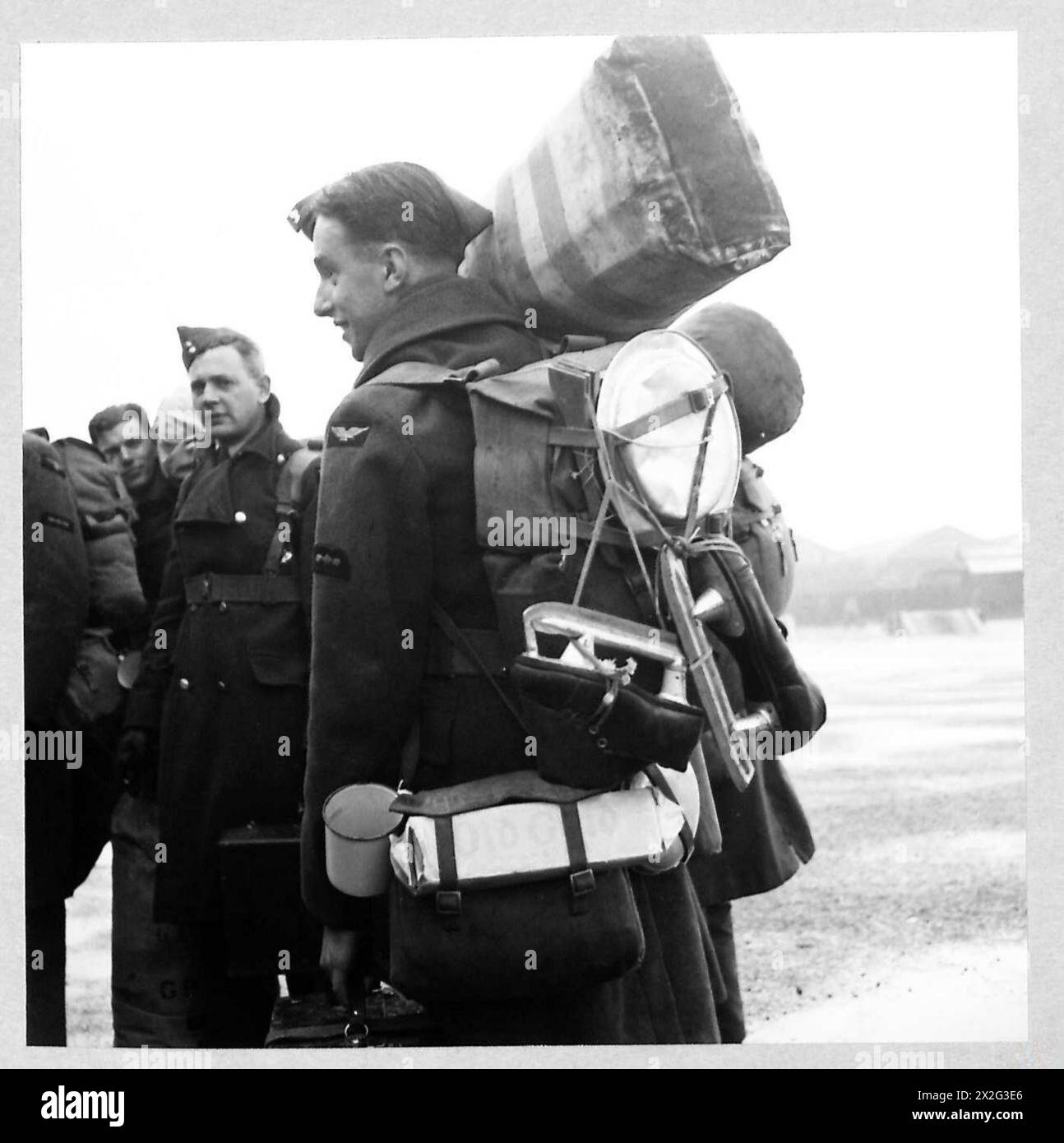 Die Royal Air Force war von 1940 bis 1945 in Großbritannien tätig und führte während des Zweiten Weltkriegs Luftverteidigungs-, Trainings- und Einsatzmissionen durch Stockfoto