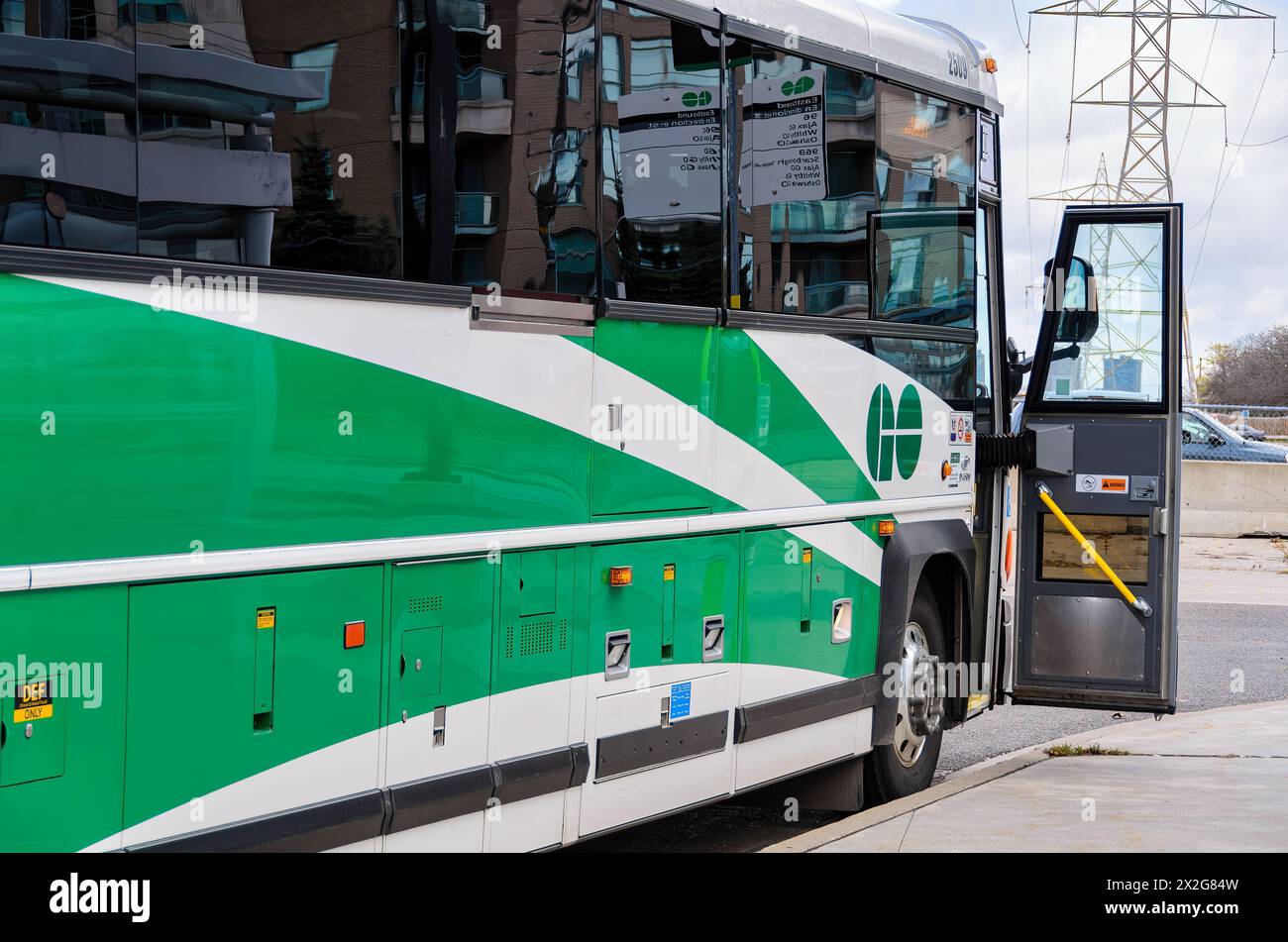 Go Bus oder Omnibus, Toronto, Kanada Stockfoto