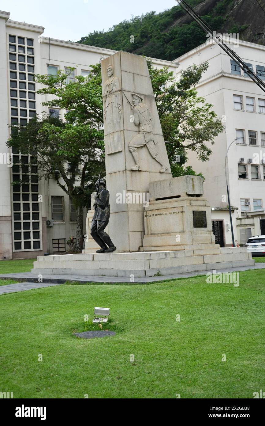Denkmal für die Toten in der kommunistischen Intentona vom Military Engineering Institute (IME). Stockfoto