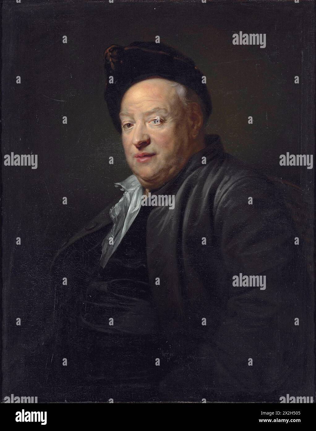 Etienne Jeaurat, gemalt von Circle of Jean-Baptiste Greuze Stockfoto