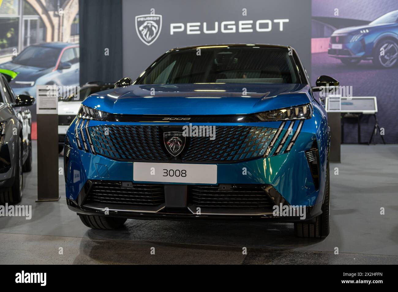 Riga, Lettland, 19. April 2024: Stockfoto