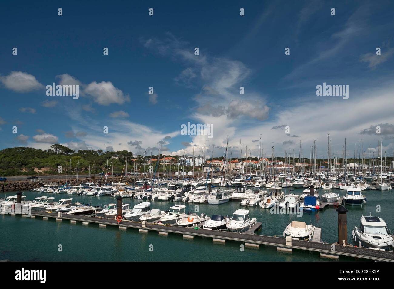 Marina, Port Bourgenay-Talmont Saint Hilaire, Vandee, Frankreich Stockfoto