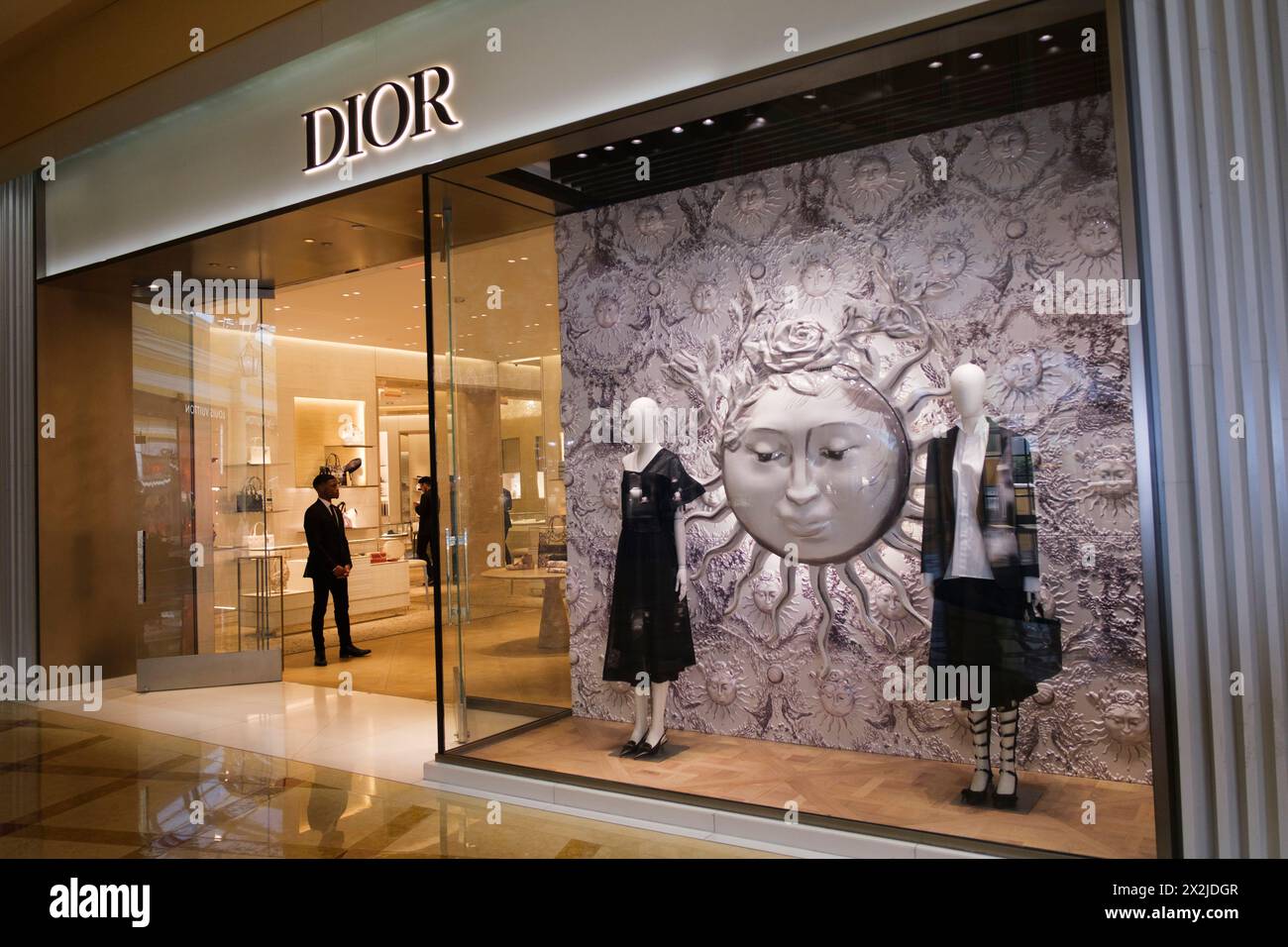 Dior Store, Las Vegas, Nevada, Vereinigte Staaten von Amerika Stockfoto