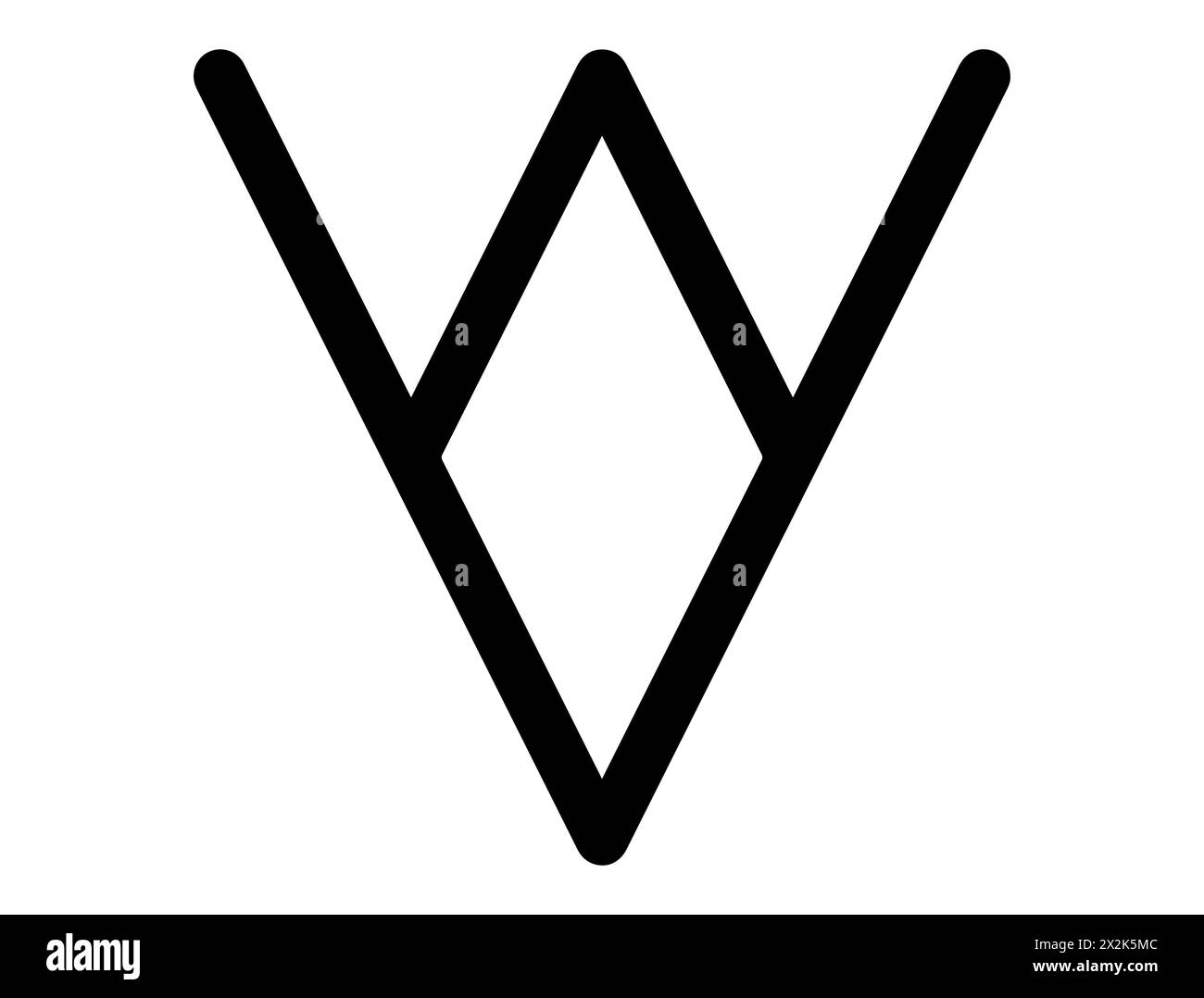 Alchemisches Symbol Silhouette Vektorkunst Stock Vektor