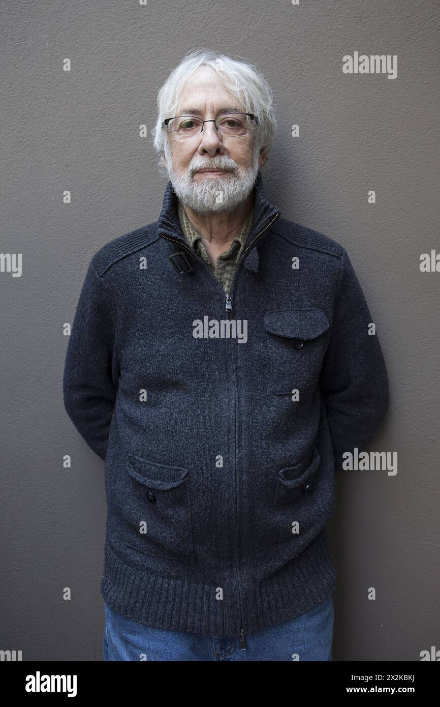 Porträt von Mike Wallace (Historiker) an seinem Platz in Coyoacan 10/01/2018 ©Isabella de Maddalena/opale.Photo Stockfoto