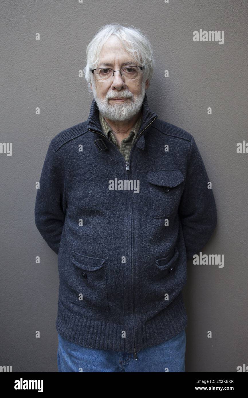 Porträt von Mike Wallace (Historiker) an seinem Platz in Coyoacan 10/01/2018 ©Isabella de Maddalena/opale.Photo Stockfoto