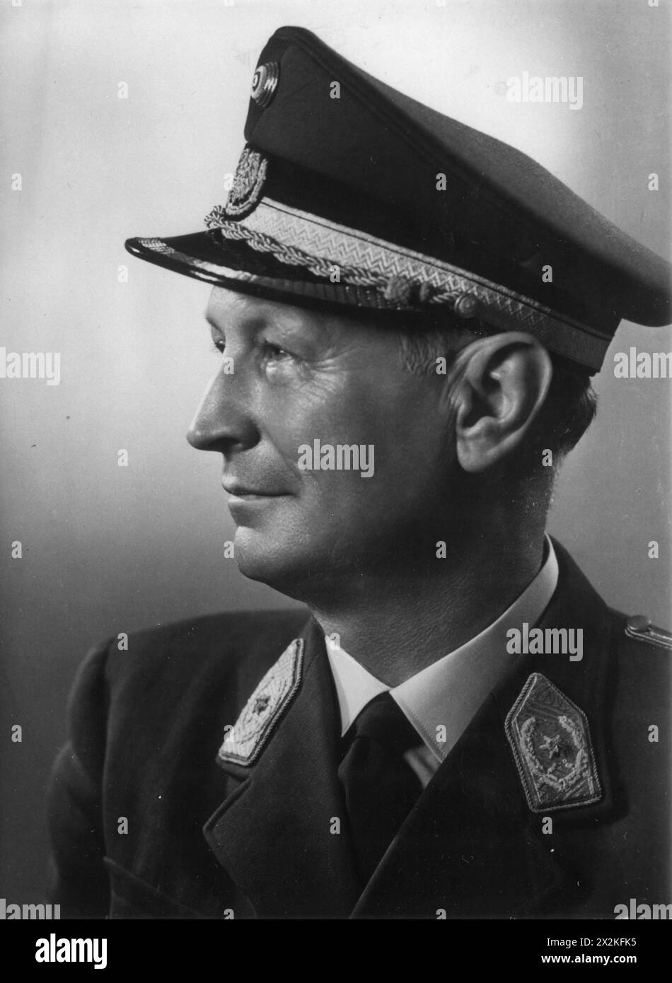 Waldmüller, Leo, 1909 - 5,8.1968, österreichischer General, als Gruppenkommandeur der Bundeswehr, 1966, ADDITIONAL-RIGHTS-CLEARANCE-INFO-NOT-AVAILABLE Stockfoto