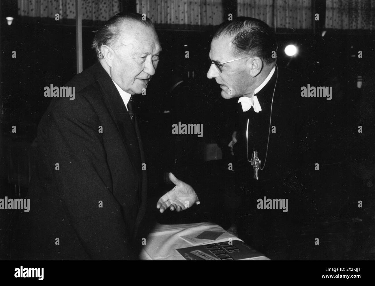 Adenauer, Konrad, 5.1.1876 - 19,4.1967, deutscher Politiker (Christdemokratische Union), ADDITIONAL-RIGHTS-CLEARANCE-INFO-NOT-AVAILABLE Stockfoto