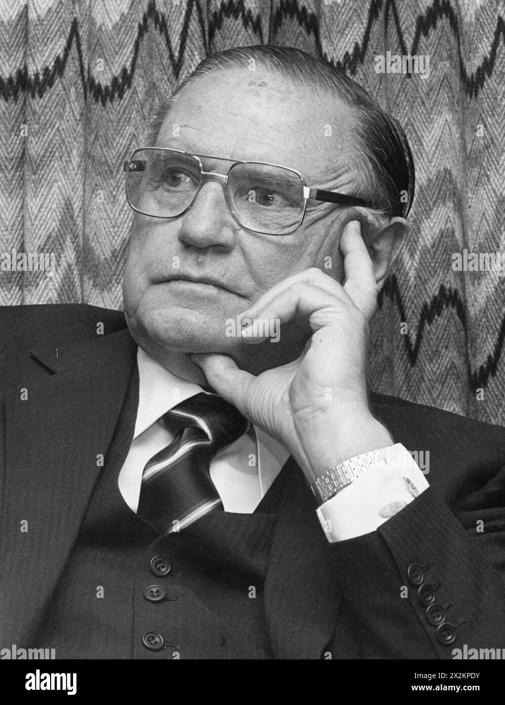 Schlebusch, Alwyn, 16.9.1917 - 7,1.2008, südafrikanischer Politiker (NP), ADDITIONAL-RIGHTS-CLEARANCE-INFO-NOT-AVAILABLE Stockfoto