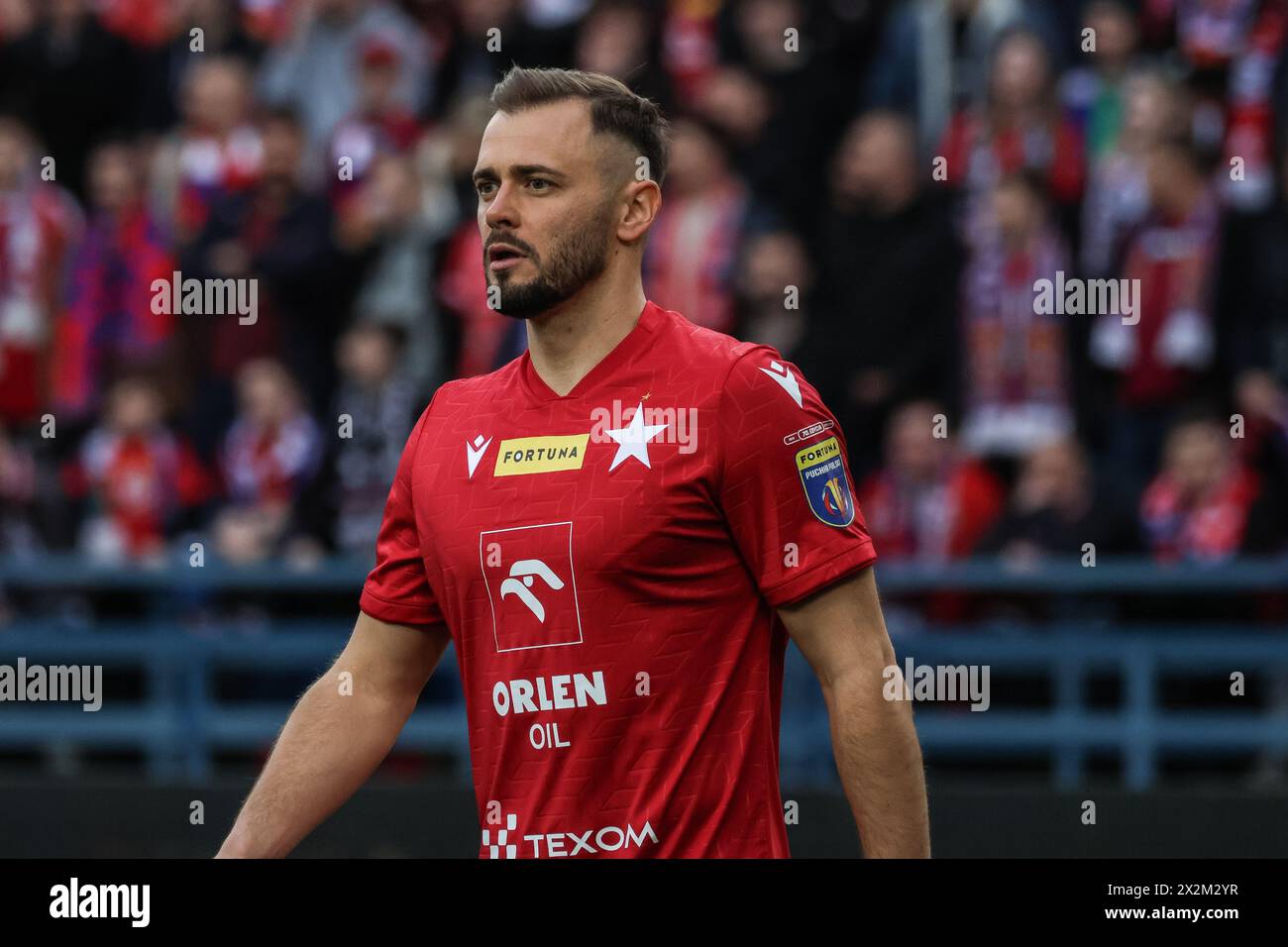 04.03.2024 Krakau, Polen Fußball Fortuna Puchar Polski 23/24 Wisla Krakau - Piast Gliwice op: Szymon Sobczak Stockfoto