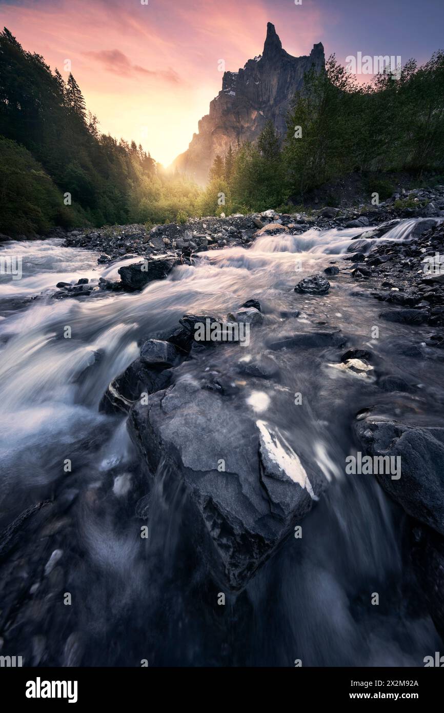 Geographie / Reisen, Frankreich, Rhonealpes, Obersavoyen, PIC de Tenneverge, ADDITIONAL-RIGHTS-CLEARANCE-INFO-NOT-AVAILABLE Stockfoto